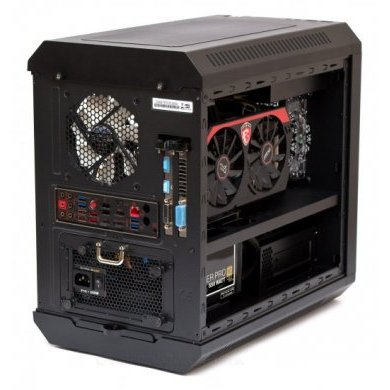 Zalman gabinete M-ITX preto com 2 fan 120mm