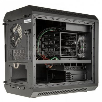 Zalman gabinete M-ITX preto com 2 fan 120mm