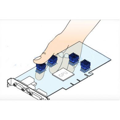 Dessipador de Calor Zalman ZM-RHS1 para Memória de Placas de Ví