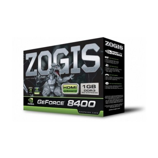 ZO84GS-1GD3HP Placa de Video Zogis GeForce GPU8400GS