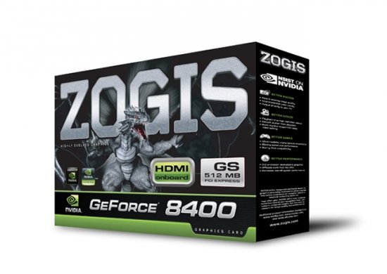 ZO84GS-ED2H Placa de Video ZOGIS NVIDIA GeForce