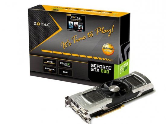 ZT-60701-10P Placa de Video GTX 690 ZOTAC 4GB 512bits