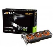 Placa de video Zotac GTX 980 4GB 256bits nVidia GeForce AMP Edition