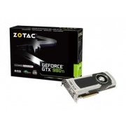 Placa de Video Zotac Geforce GTX 980 TI Entusiasta 6GB DDR5 384Bits 7010Mhz 1000Mhz 2816 Cuda Cores DVI HDMI D