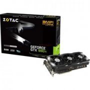 ZOTAC Placa de video GTX 980TI AMP 384 Bits Geforce Zotac Extreme Edition 6GB DDR5 7220Mhz 2816 Cuda Cores DVI
