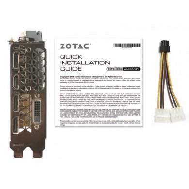 ZT-P10600B-10M Zotac Placa de Video Zotac NVIDIA GTX 1060