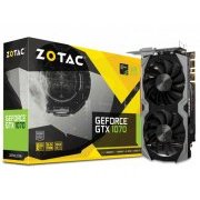 ZOTAC Placa de video Geforce GTX 1070 8GB DDR5 256 Bit 1518Mhz 1920 Cuda Cores DVI HDMI DP